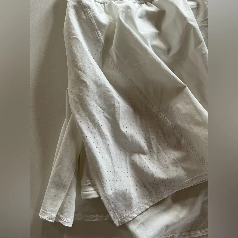 -SPANX white Get Moving Skort UPF 50 + sun protection, interior pocket, size XL